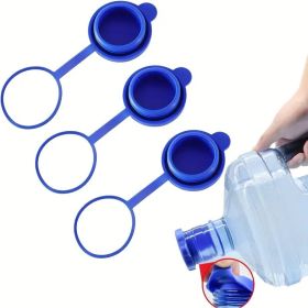 3-Piece Set of Premium 55mm Water Bottle Caps - Spill-Proof Replacement Lids for 3 & 5 Gallon Jugs with Leakproof Seal